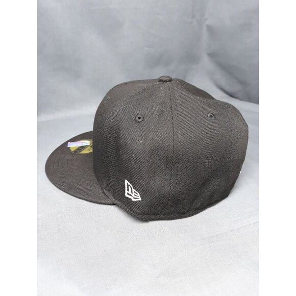 New Era 59Fifty Los Angeles Dodgers Fitted Cap Black Size 7 3/8 NEW WITH TAGS! - Picture 4 of 7
